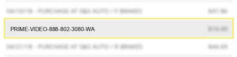 prime video 888-802 charge|amzn bill wa unauthorized charge.